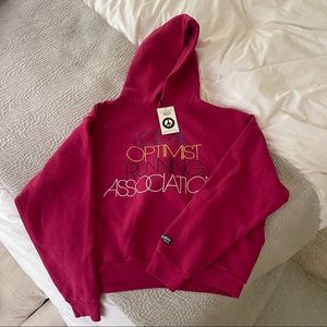 NWT MADHAPPY LIMITED EDITION LOCAL OPTIMIST RUNNING ASSOCIATION HOODIE MEDIUM